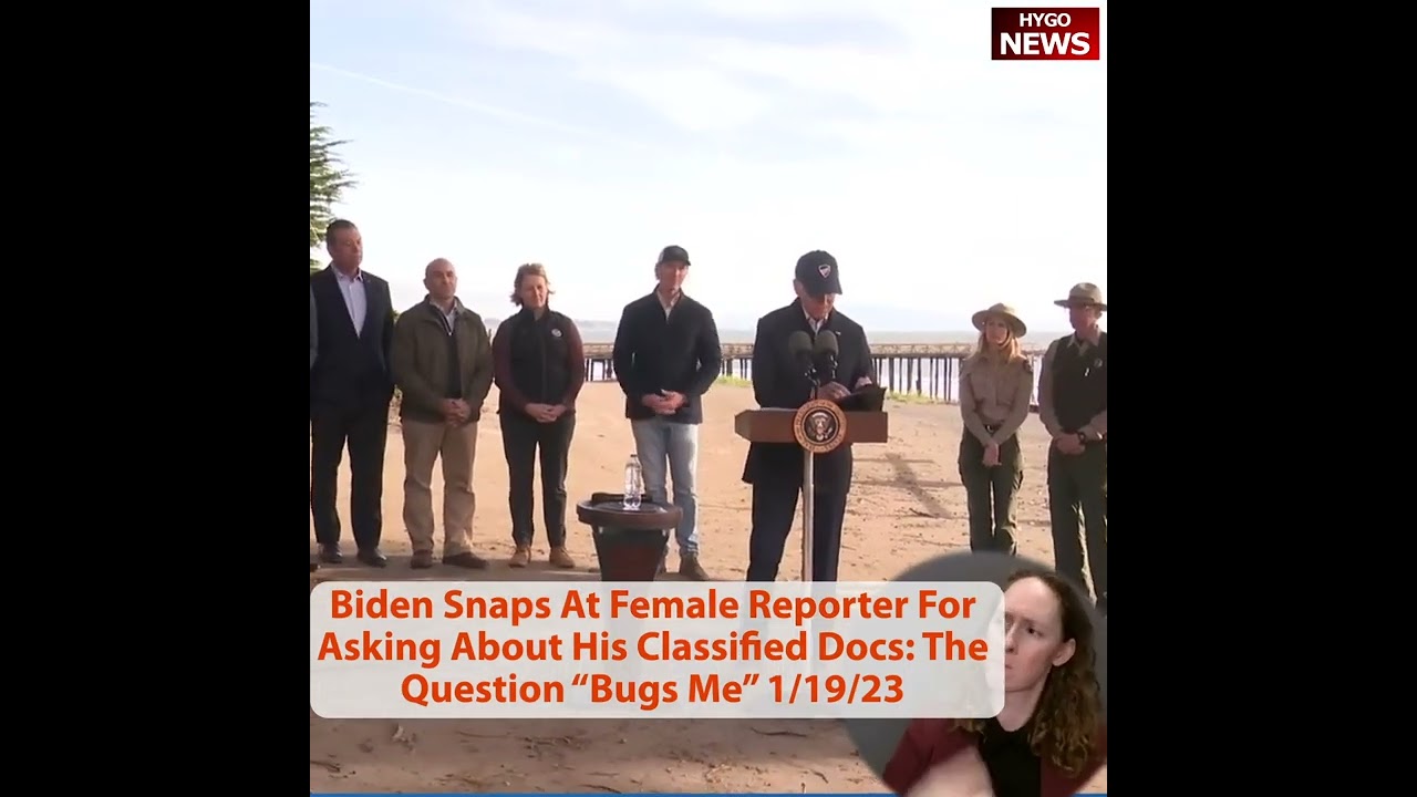 Biden Snaps At Female Reporter For Asking About His Classified Docs: The Question “Bugs Me”