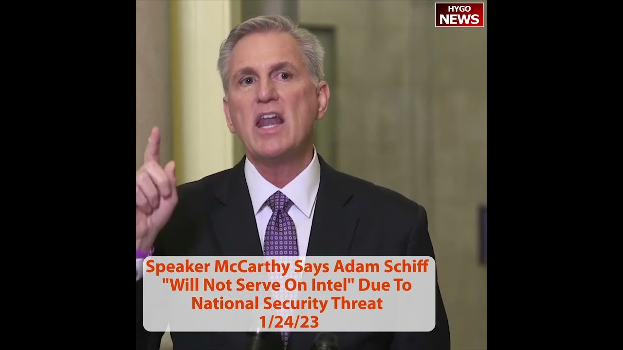 McCarthy rejects Dem Adam Schiff & Eric Swalwell National Security Threat & Relationship Chinese Spy