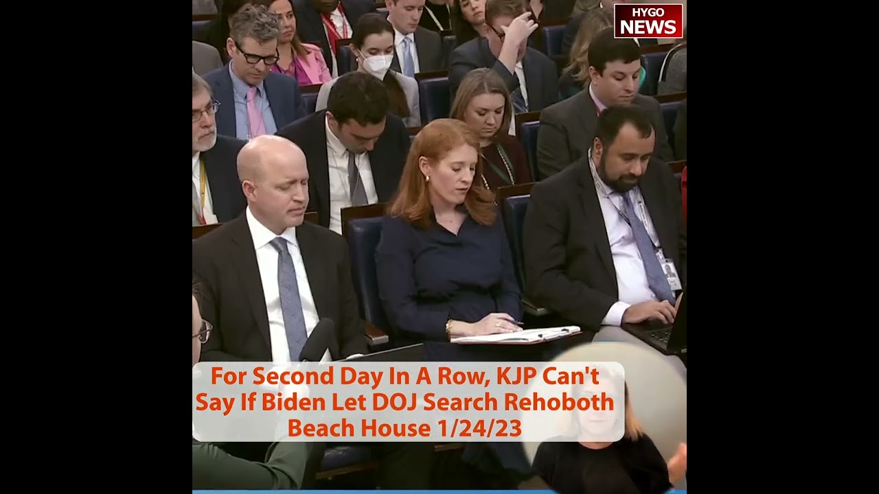 For Second Day In A Row, KJP Can’t Say If Biden Let DOJ Search Rehoboth Beach House