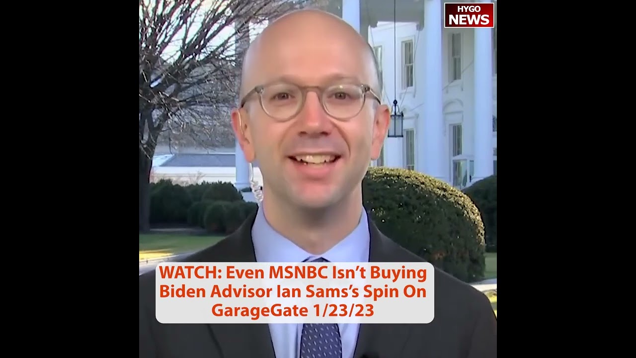 WATCH: Even MSNBC Isn’t Buying Biden Advisor Ian Sams’s Spin On GarageGate