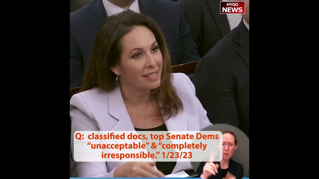 Q: classified docs, top Senate Dems “unacceptable” & “completely irresponsible.”