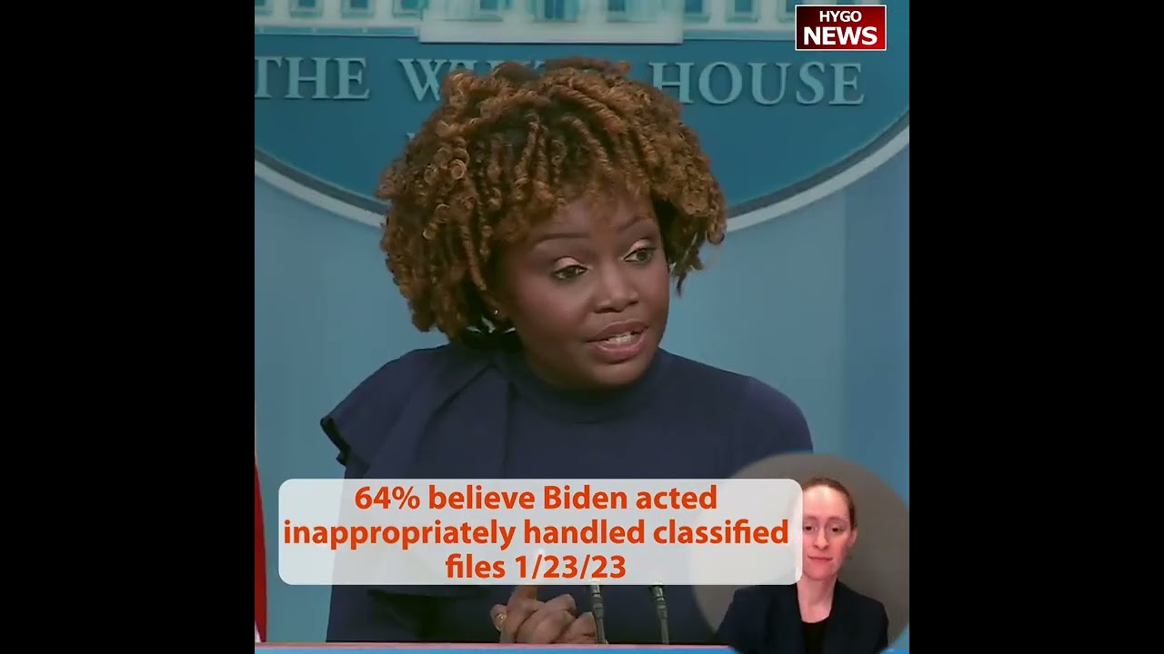 Q: 64% Americans believe Biden acted inappropriately handled classified files A: not to rabbit hole