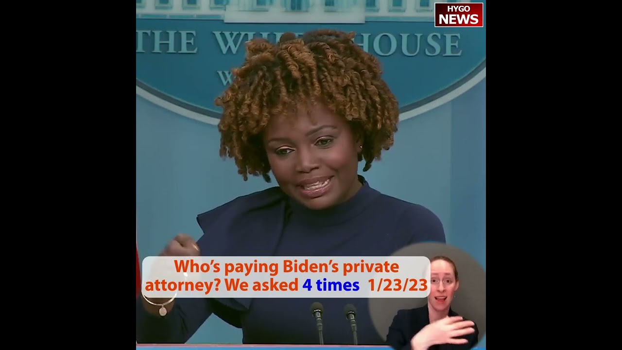Q: Who’s paying Biden’s private attorney? A: refer you to; Q: We asked 4 times