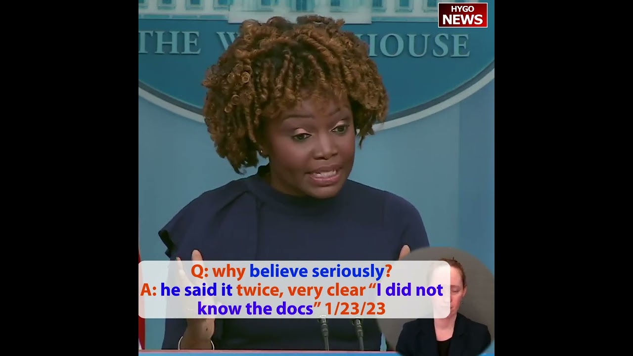 Q: why believe seriously? A: he said it twice, very clear “I did not know the docs”