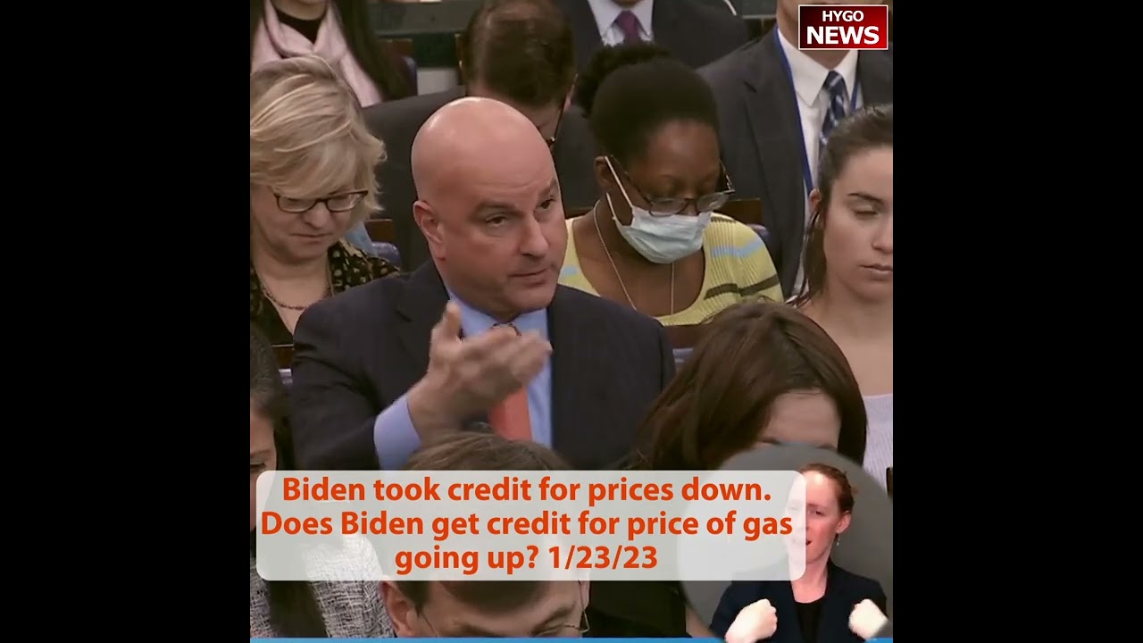 Biden took credit for prices down. Does Biden get credit for price of gas going up?