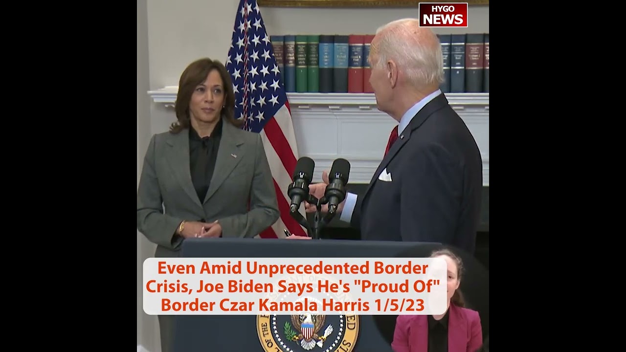 Even amid unprecedented border crisis, Biden says he’s “proud of” border czar Kamala Harris