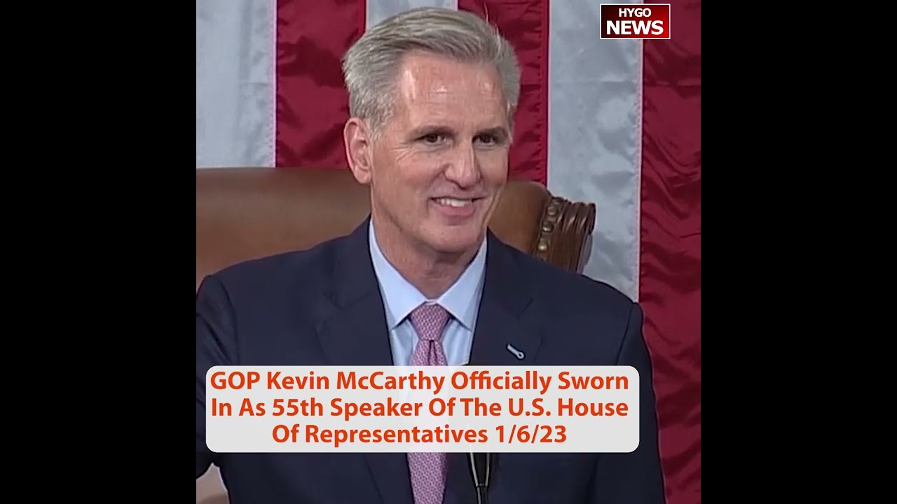 GOP Kevin McCarthy Officially Sworn In As 55th Speaker Of The U.S. House Of Representatives