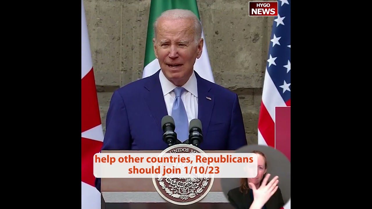 Biden: U.S. help other countries, helping their communities, Republicans should join us