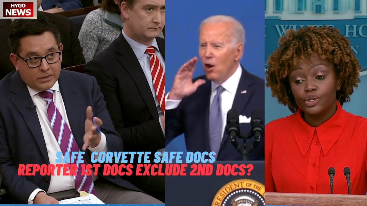 Q: safe for Biden Corvette then safe docs? Reporter had 1st docs, thus you chose to exclude 2nd doc?