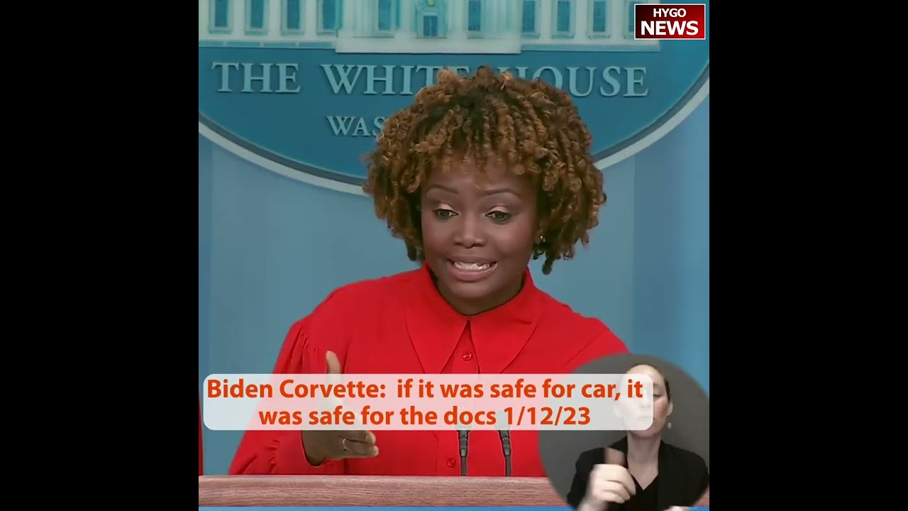 Biden Corvette: if it was safe for car, it was safe for the classified documents