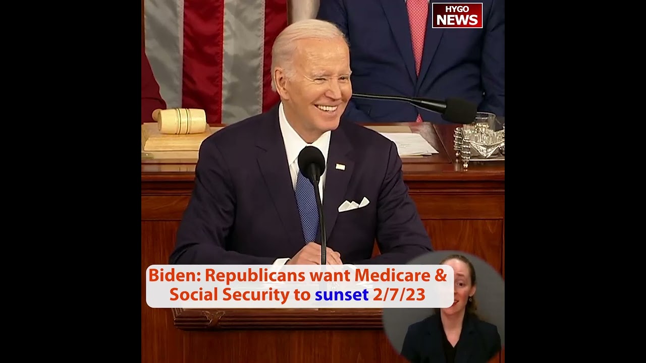 Biden: Republicans want Medicare & Social Security to sunset