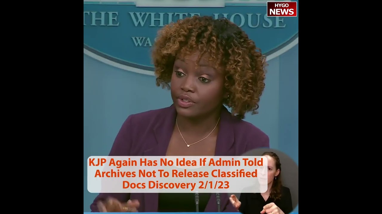 KJP Again Has No Idea If Admin Told Archives Not To Release Classified Docs Discovery