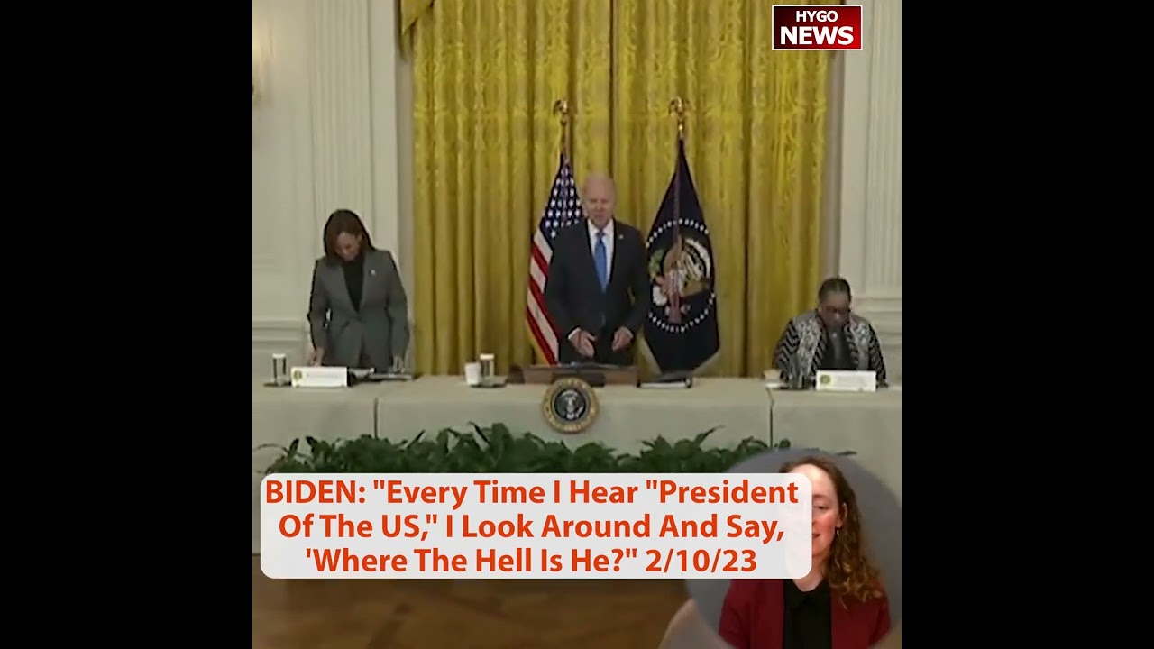 BIDEN: “Every Time I Hear “President Of The US,” I Look Around And Say, ‘Where The Hell Is He?”