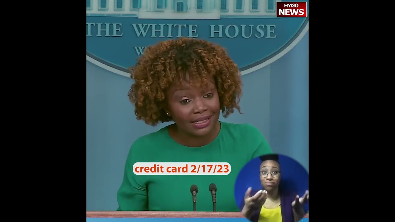 Q: credit card debt reached record level, Biden no t see weakness? A: No, because of his policy