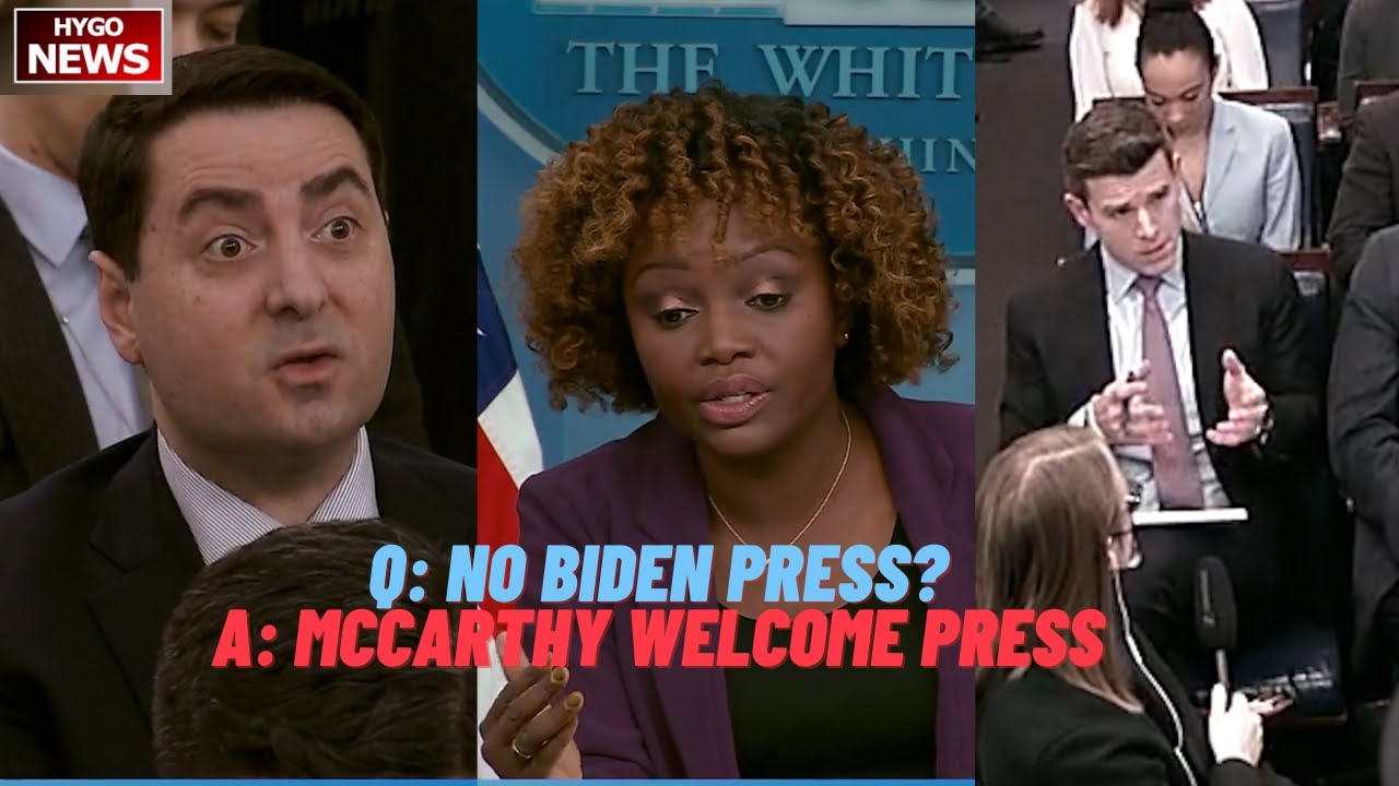 Q: no Biden press? A: McCarthy welcome to take your questions; reduction in discretionary spending?