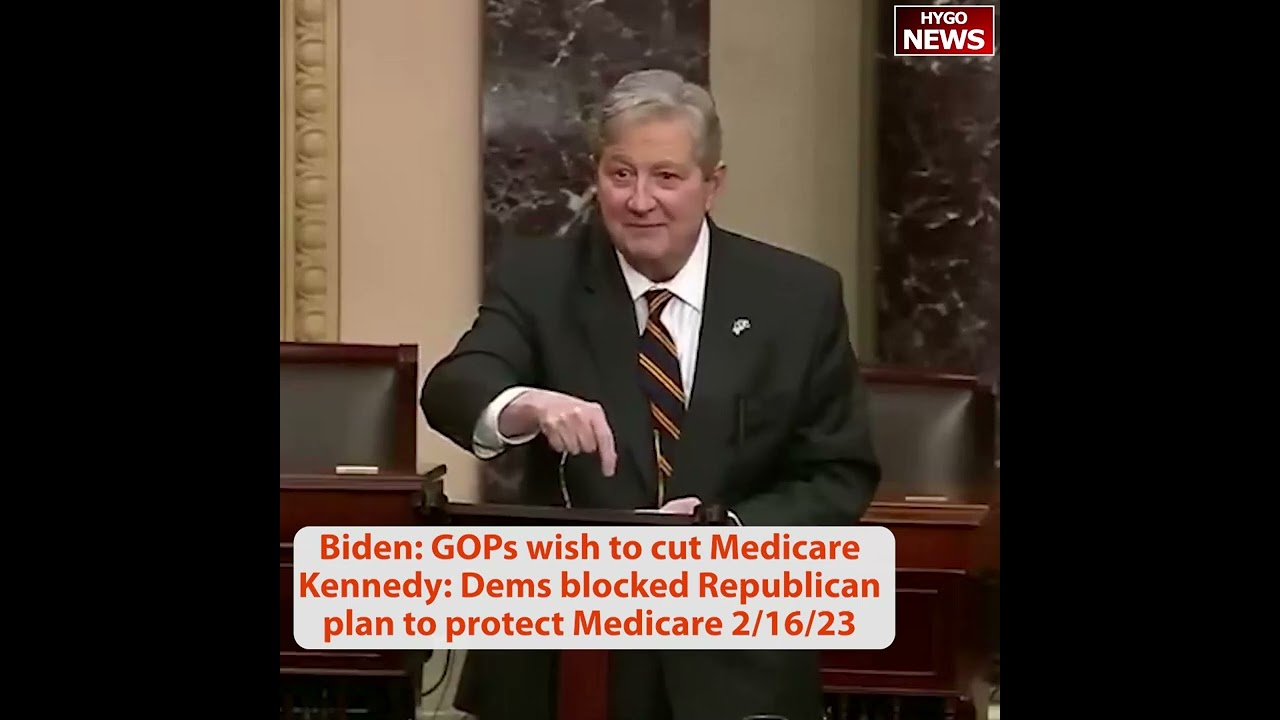 Biden tried to blame the Republicans cut Medicare, he already did it. He did it in December