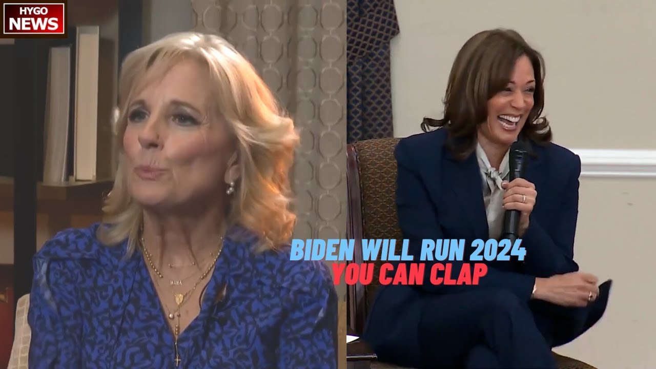 Jill clearest indications yet Joe Biden will run 2024; “You can clap. It’s okay” said VP Harris