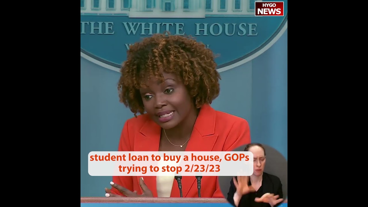 Q: Student loan before Supreme Court? A: to buy a house, GOPs trying to stop that help