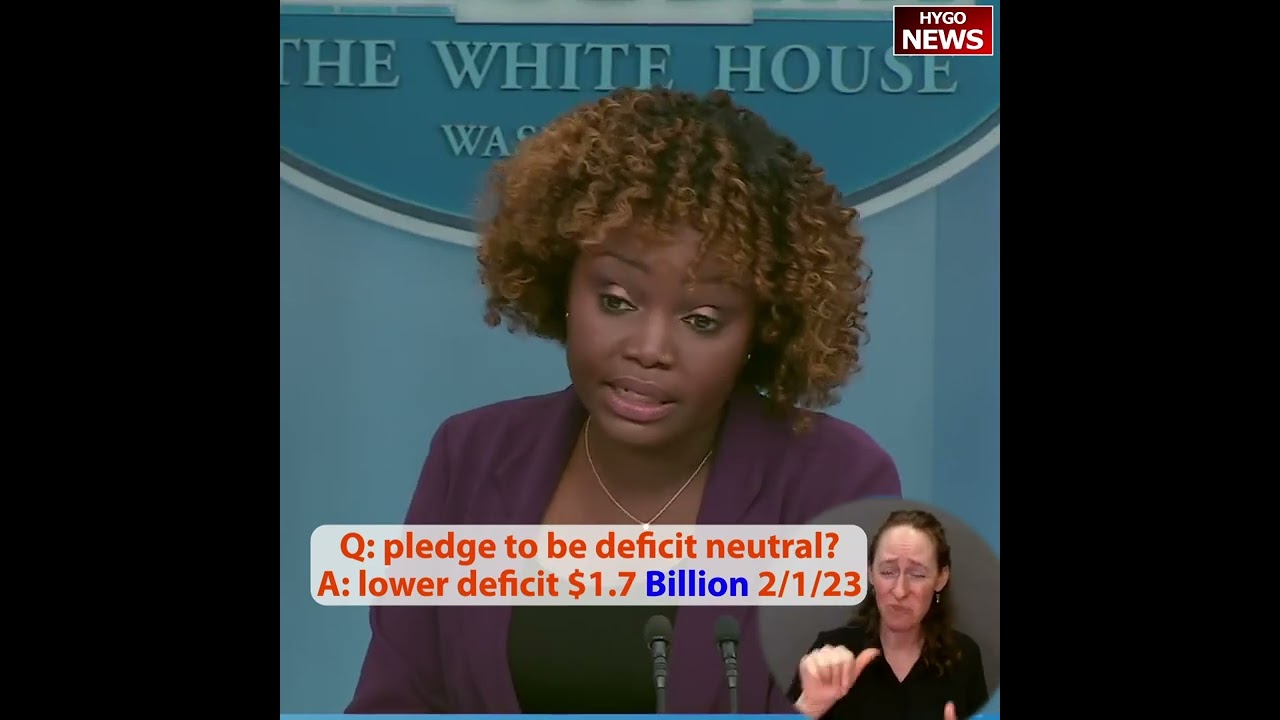 Q: pledge to be deficit neutral? A: lower deficit $1.7 Billion