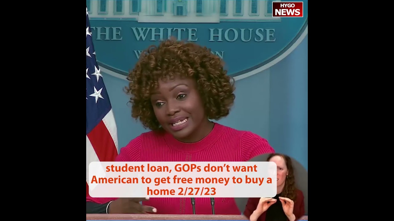 Student loan, GOPs don’t want American to get free money to buy a home