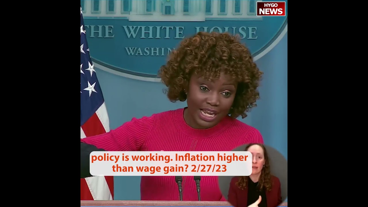 Q: inflation outpace wage gain? A: policy is working, Republicans trying to reverse our work