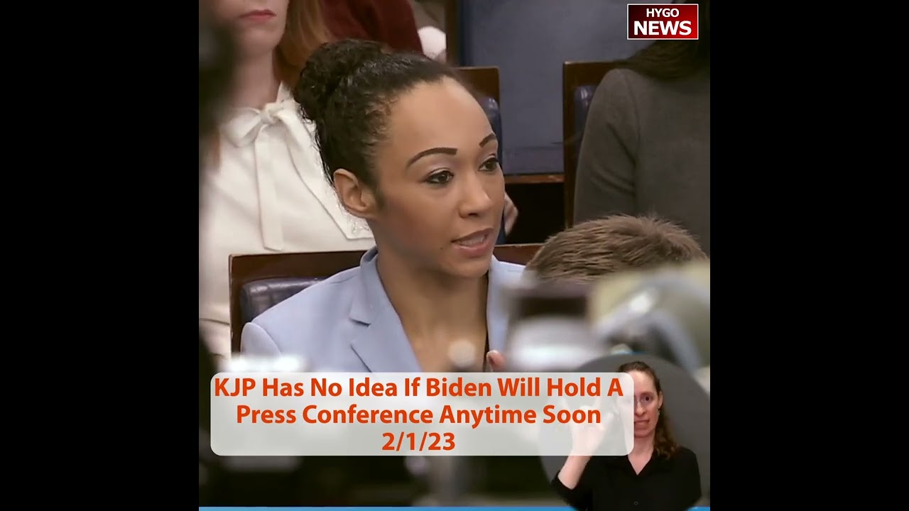 KJP Has No Idea If Biden Will Hold A Press Conference Anytime Soon