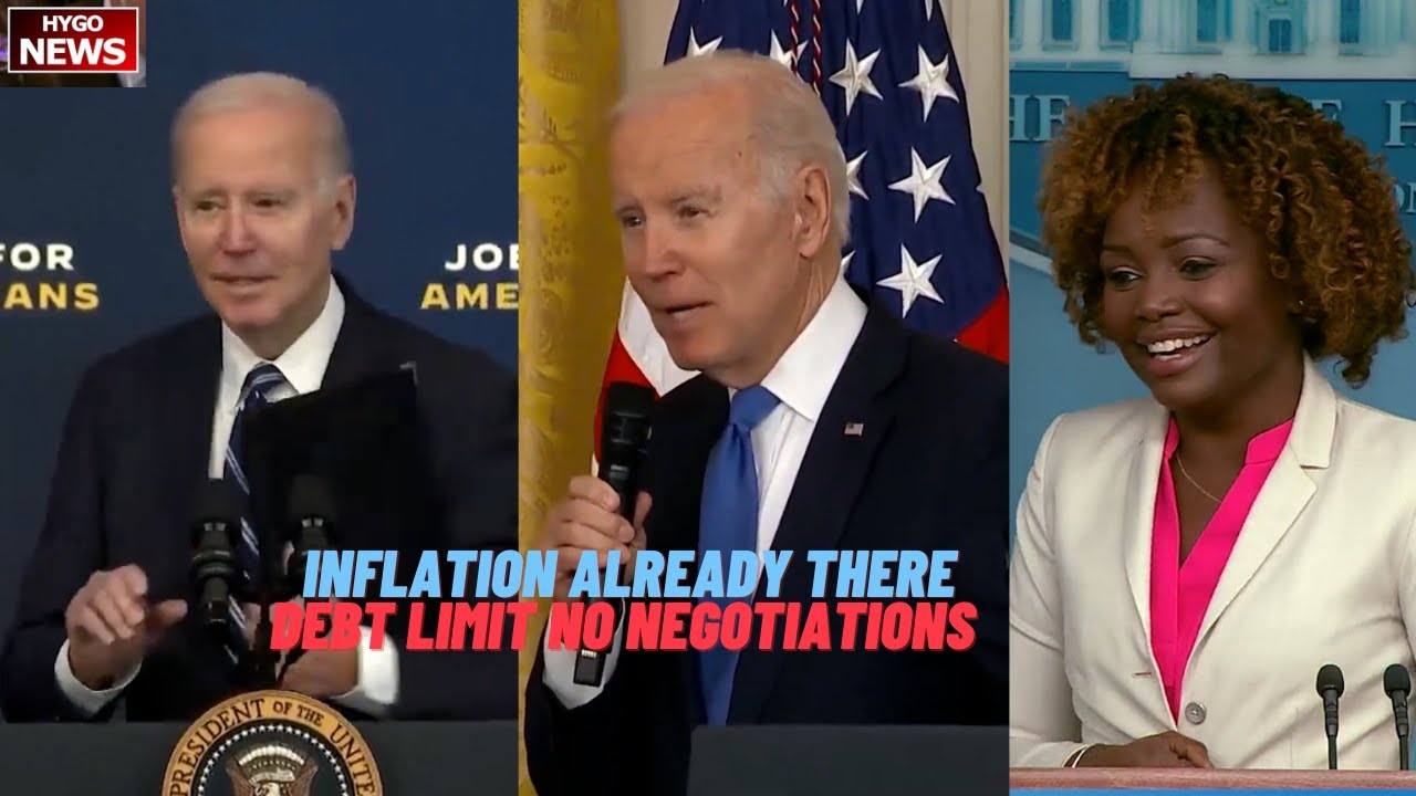 Biden: No! Inflation Was Already There When I Got Here, Man!; Debt limit no negotiations & flashback