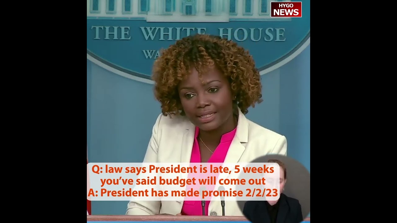 Q: law says President is late, 5 weeks you said budget will come out A: President has made promise