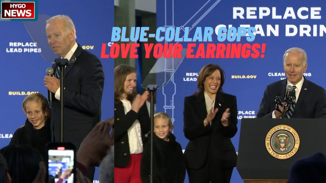 Biden: blue-collar workers voting GOP, paid everything we did, speech struggle, love your earrings!