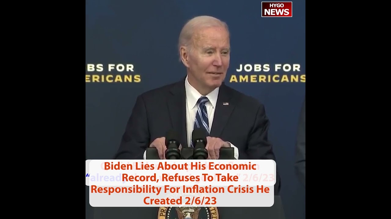 Q: did Biden misspeak? inflation “already there when I got here”