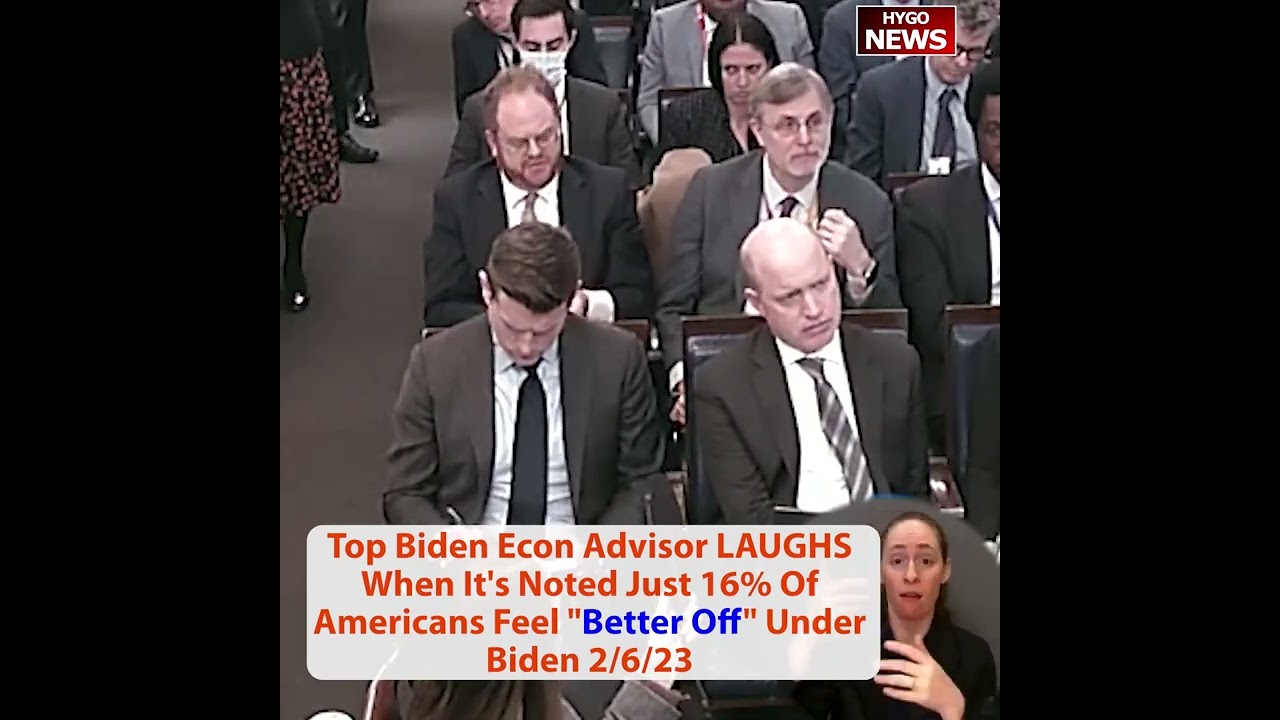 Top Biden Econ Advisor LAUGHS When It’s Noted Just 16% Of Americans Feel “Better Off” Under Biden