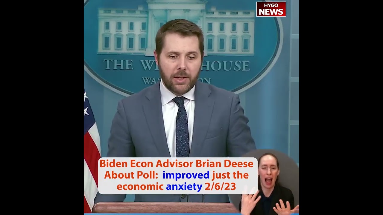 Biden Econ Advisor Brian Deese About Poll: more Americans improved just the economic anxiety