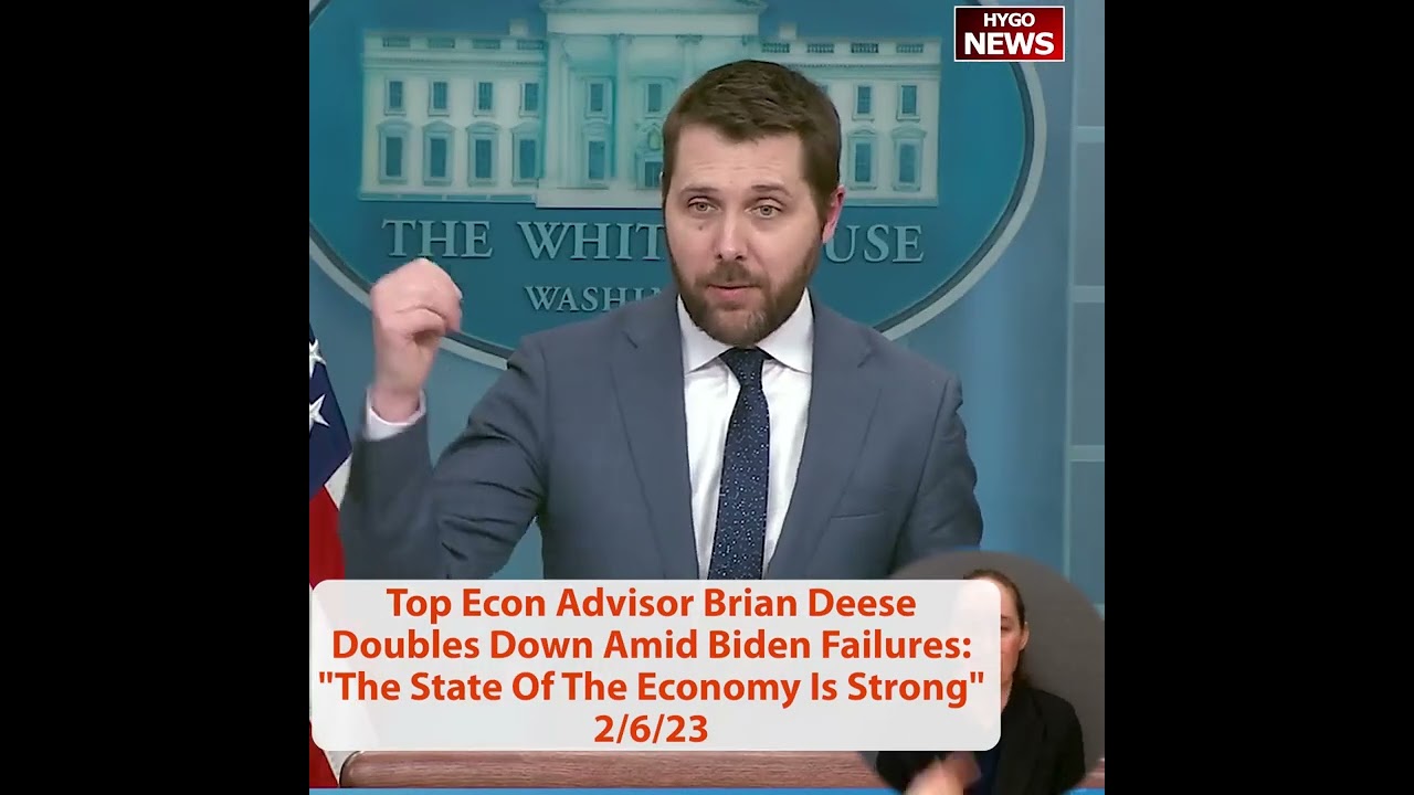 Top Econ Advisor Brian Deese Doubles Down Amid Biden Failures: “The State Of The Economy Is Strong”