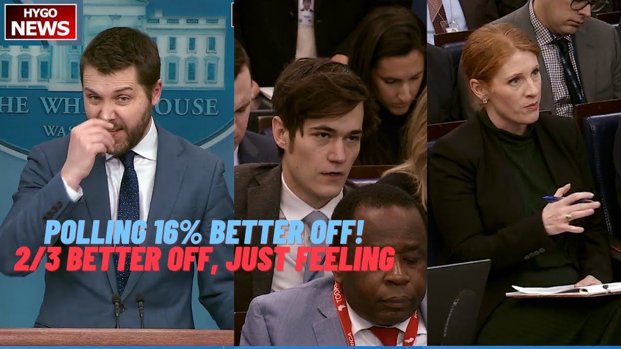 Q: polling only 16% better off A: Economy is Strong, 2/3 better off, just FEELING & wrong perception