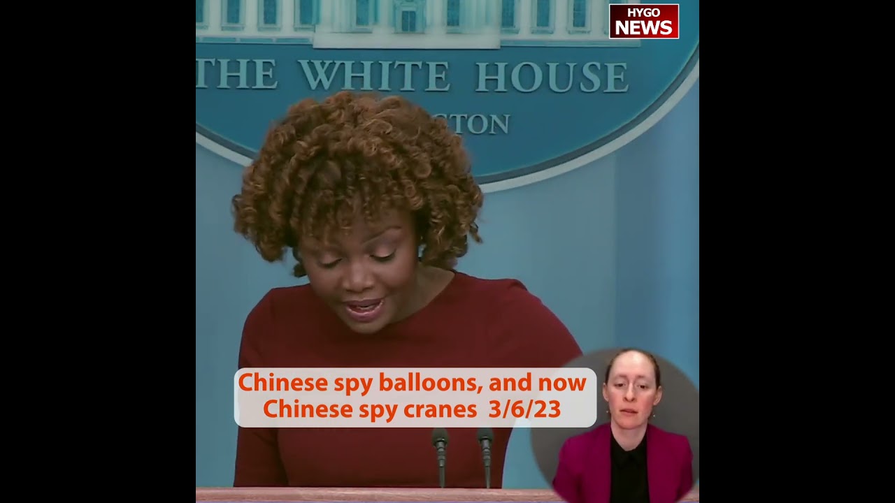 Chinese spy balloons, and now Chinese spy crane