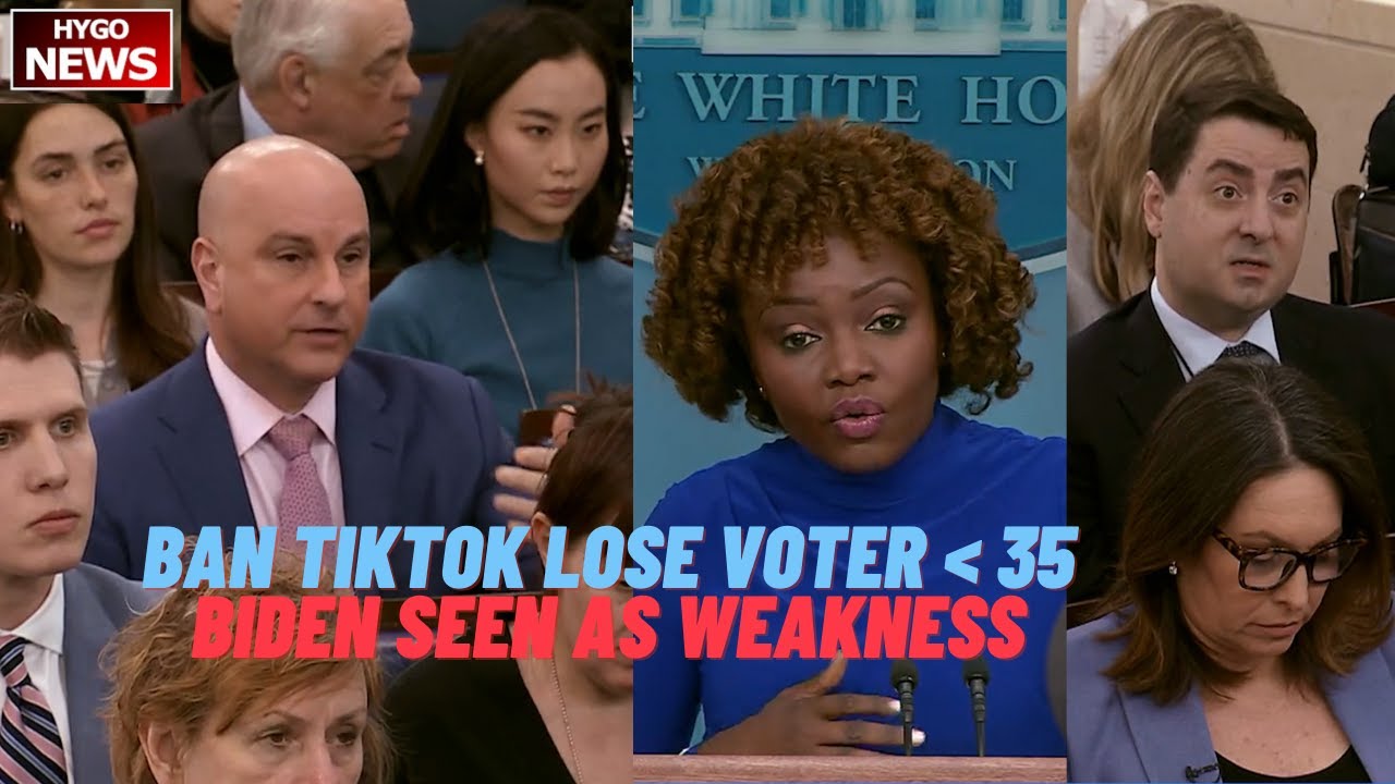 Ban Tiktok lose every voter under 35, Biden FCC nominee tremendous, seen as weakness by the Chinese?