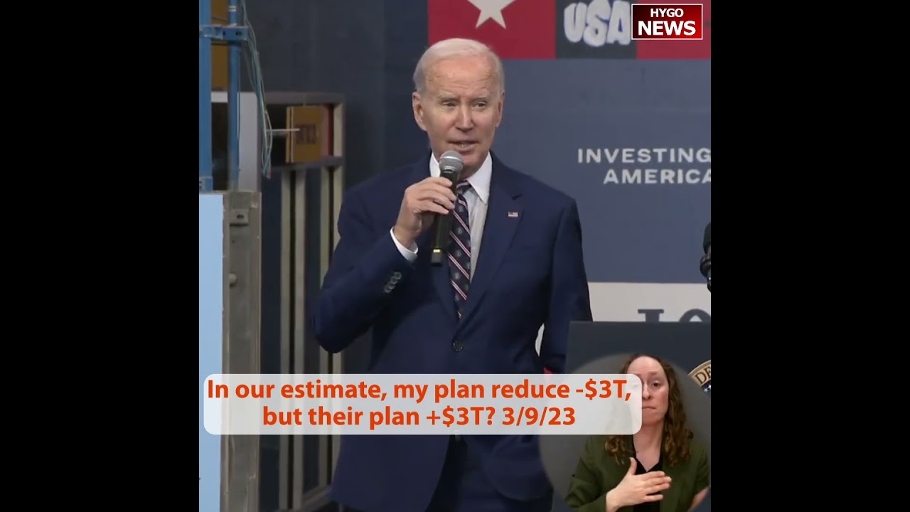 Biden: In our estimate, my plan reduce -$3T, but their plan +$3T?