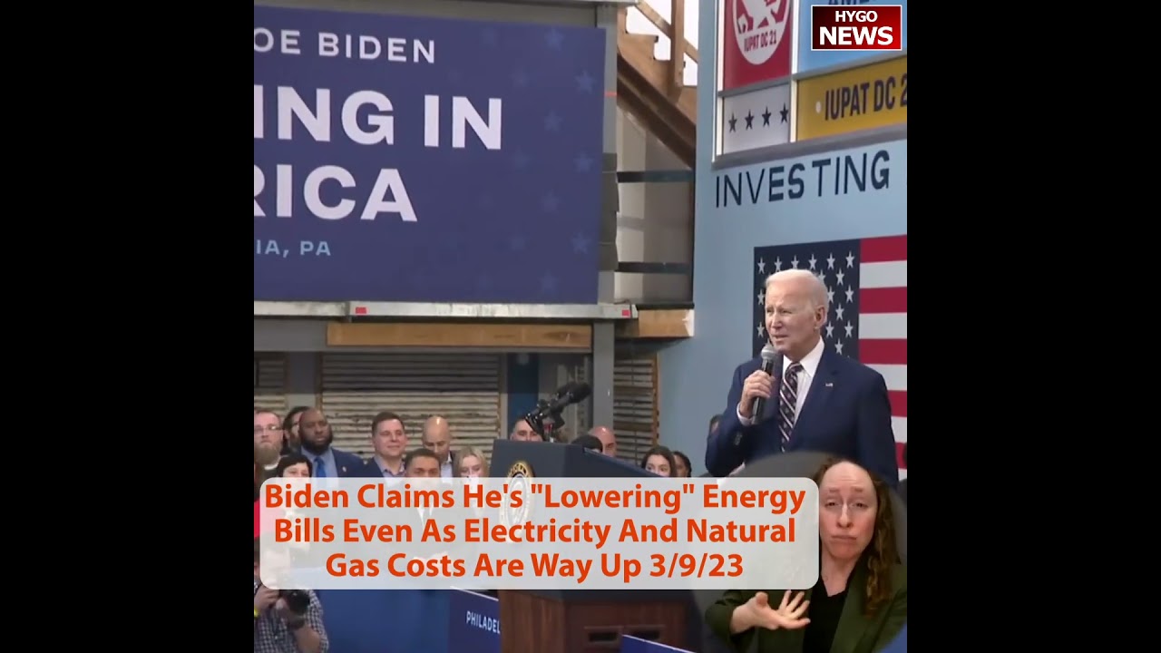 Biden Claims He’s “Lowering” Energy Bills Even As Electricity And Natural Gas Costs Are Way Up