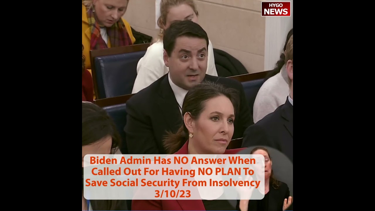 Biden Admin Has NO Answer When Called Out For Having NO PLAN To Save Social Security From Insolvency