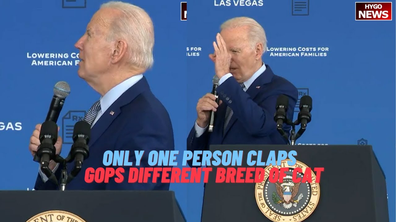 Only one person claps after Biden promises, “There’s a lot more coming”; GOPs different breed of cat