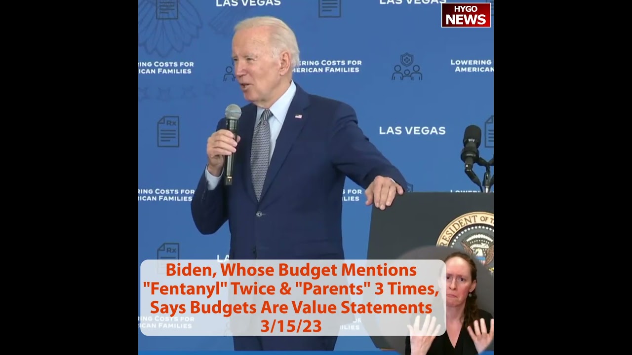 Biden, whose budget mentions “Parents” three times, says budgets are value statements.