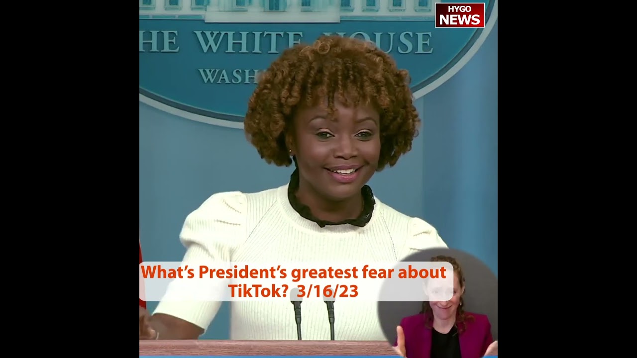 What is the President’s greatest fear about TikTok?