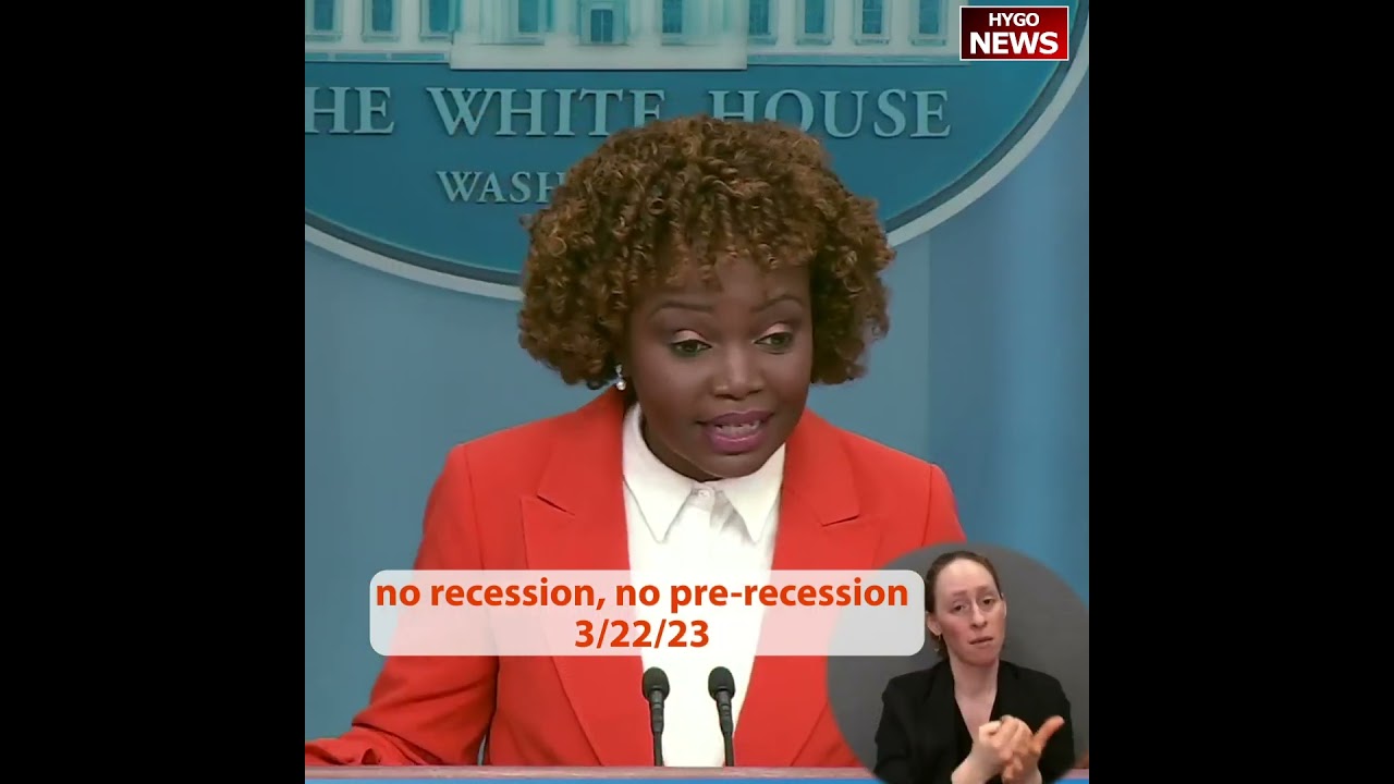 WH: we do not see a recession or a pre-recession. We see a strong economy