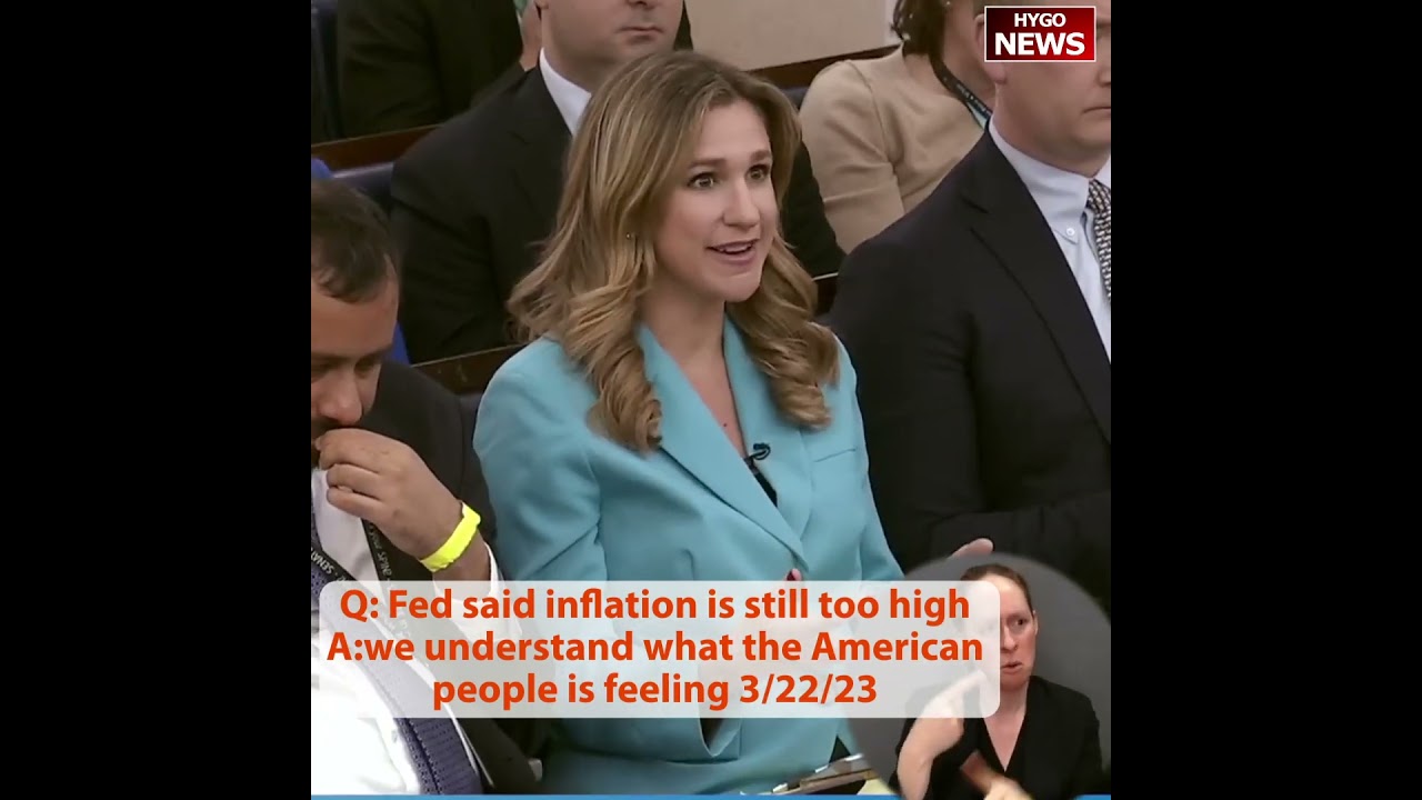 Q: Fed said inflation is still too high A: we understand what the American people is feeling