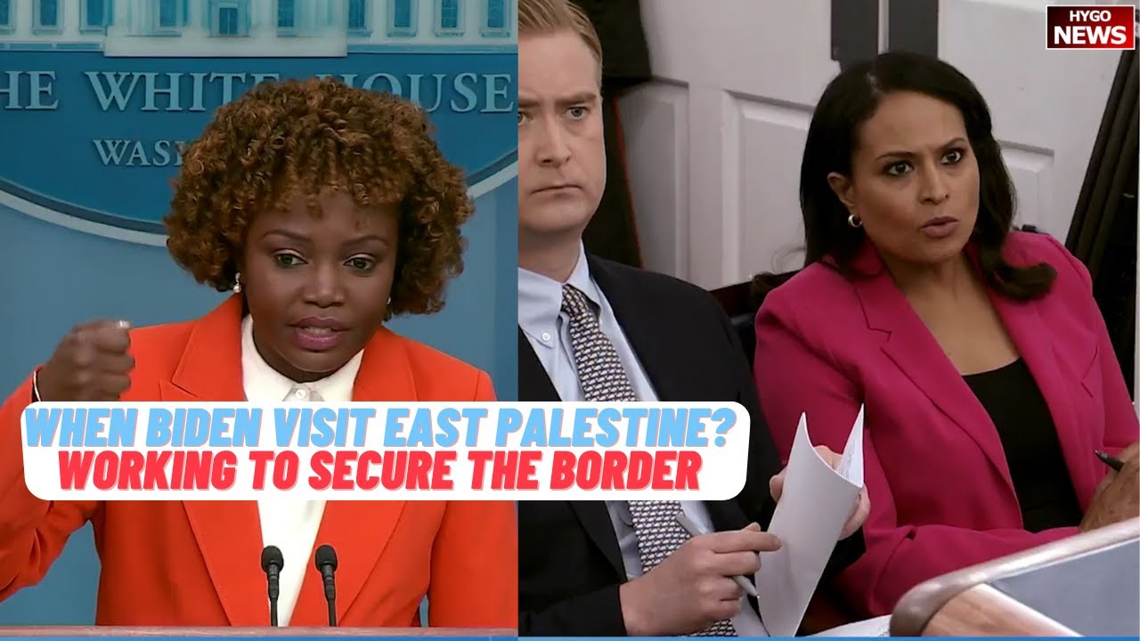 47 Days After When Biden Visit East Palestine? Working To Secure Border. Why TikTok review so long?