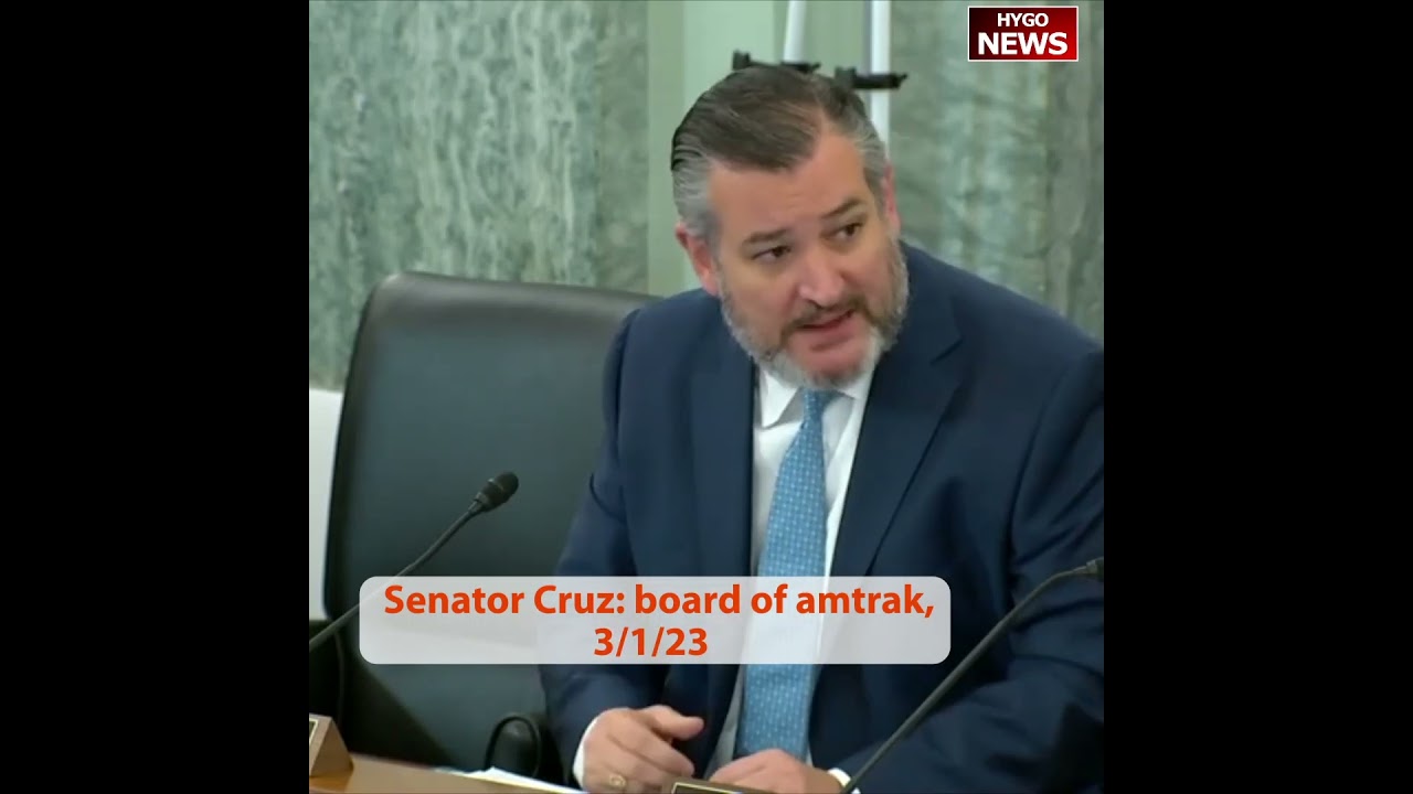 Cruz: previously considered you for board of Amtrak, a position you were qualified for