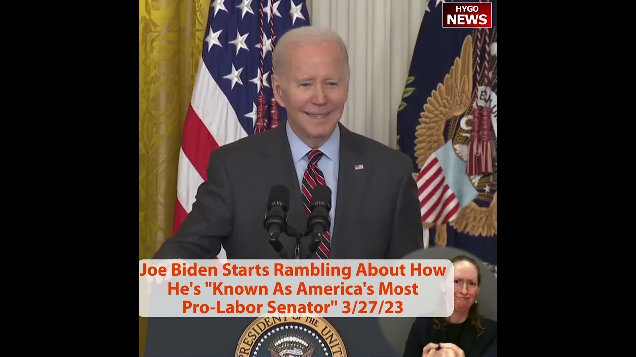 Biden: I Came Down Here Because Chocolate Chip Ice Cream, I’ve Got Full Freezer Full Of Ice Cream