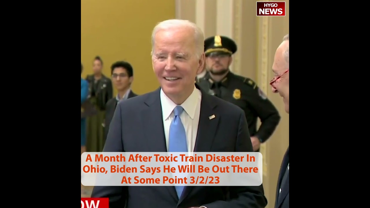 Biden: announce re-election when I announce it; At Some Point Will Be Out Ohio Train Disaster