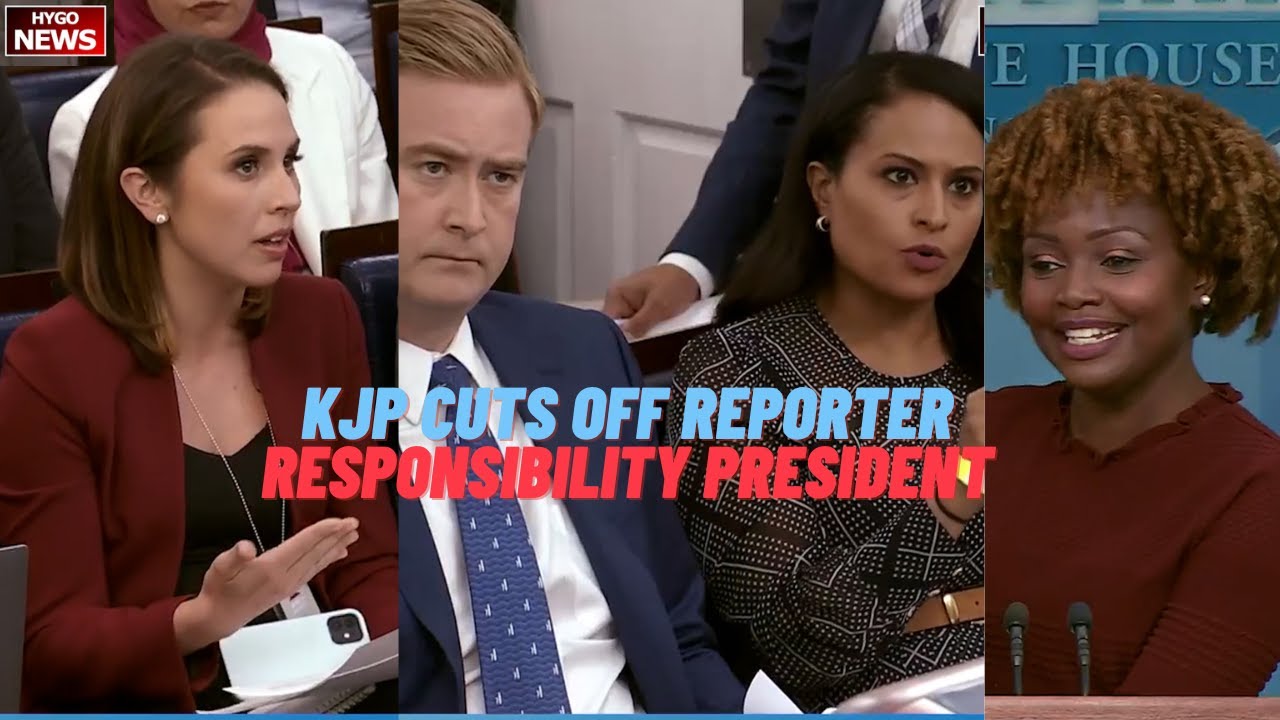 KJP cuts off reporter visibly angry: not president that’s risking Q: responsibility President?