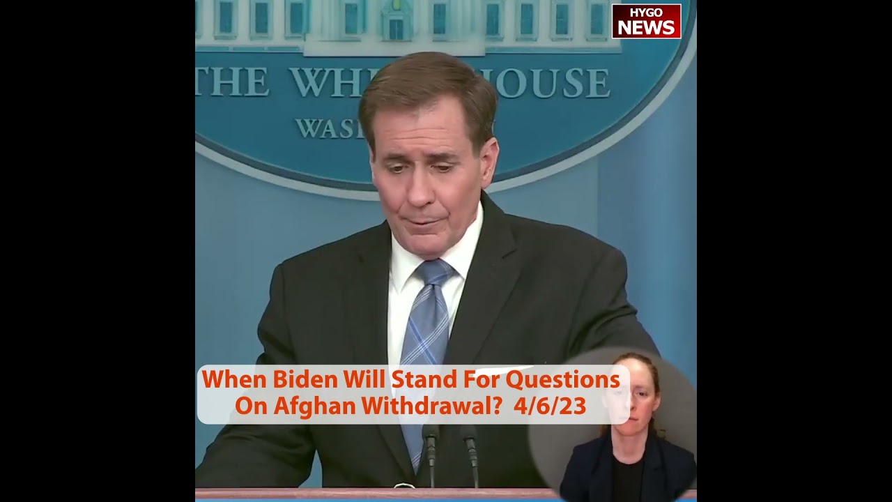 When Biden Will Stand For Questions On Afghan Withdrawal?